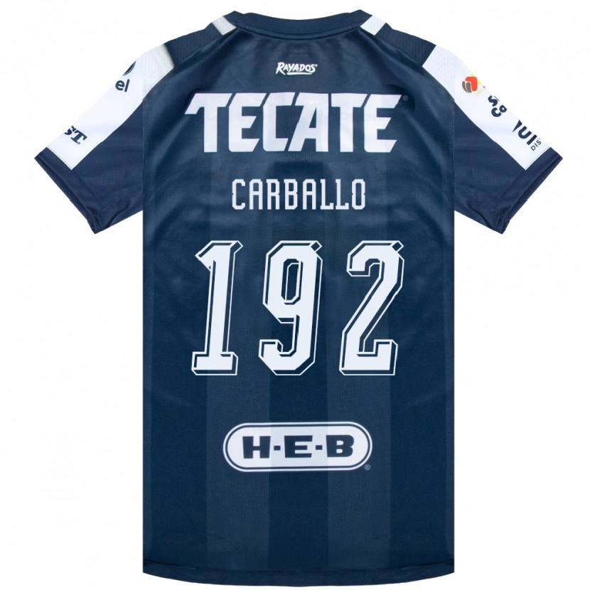 Danxen Homem Camisola Erick Carballo #192 Azul Tinta Branco Vermelho Principal 2026/27 Camisa