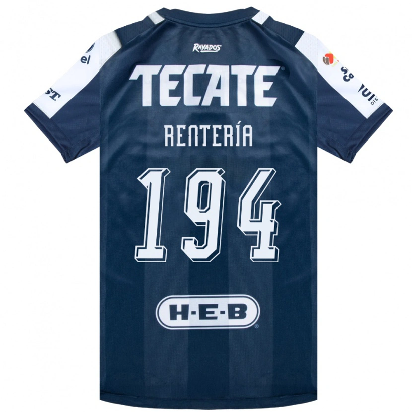 Danxen Homem Camisola Ricardo Rentería #194 Azul Tinta Branco Vermelho Principal 2026/27 Camisa