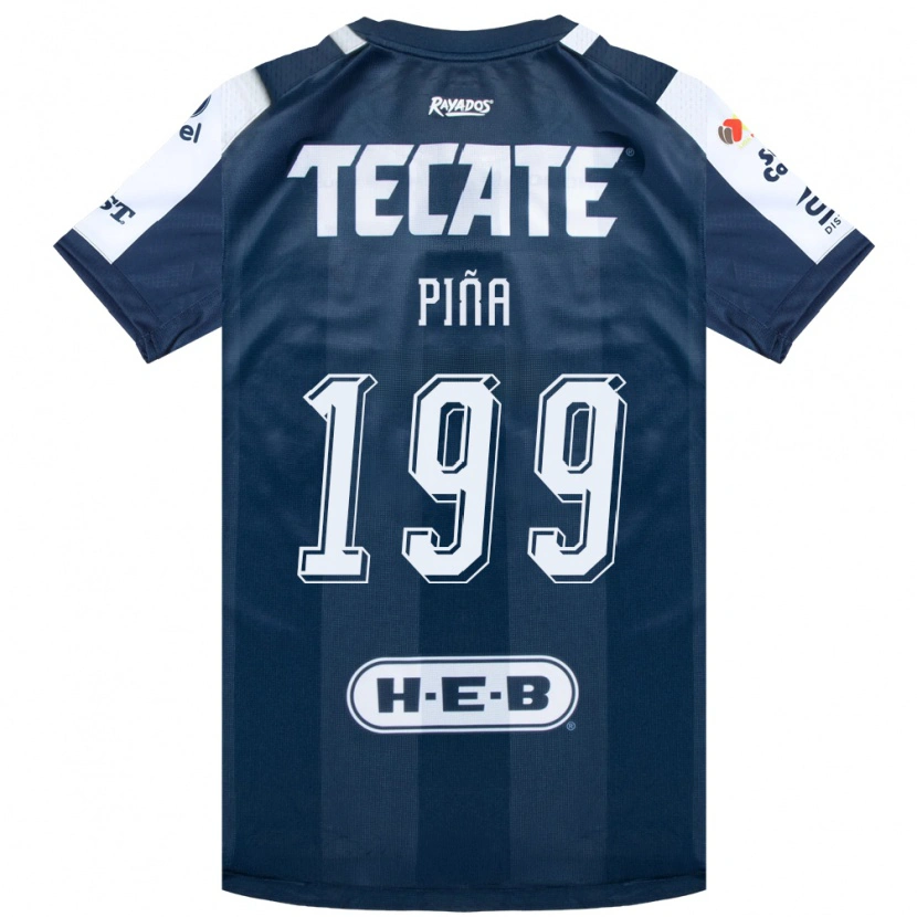 Danxen Homem Camisola Ricardo Piña #199 Azul Tinta Branco Vermelho Principal 2026/27 Camisa
