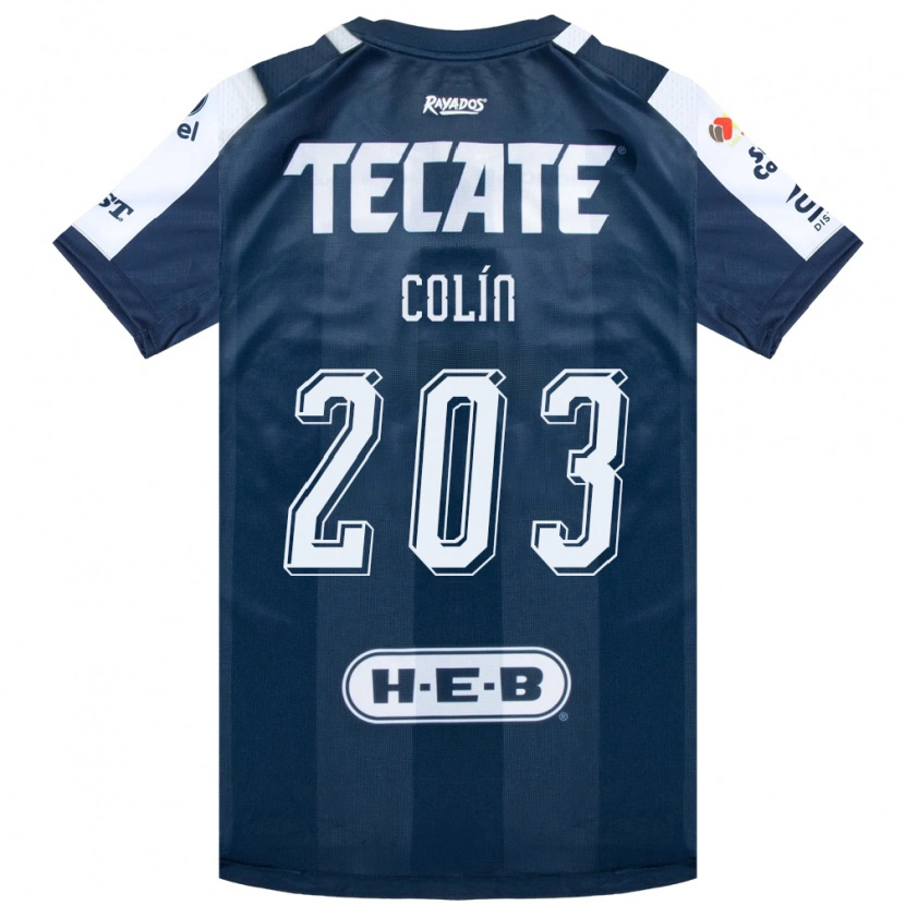 Danxen Homem Camisola Luis Colín #203 Azul Tinta Branco Vermelho Principal 2026/27 Camisa