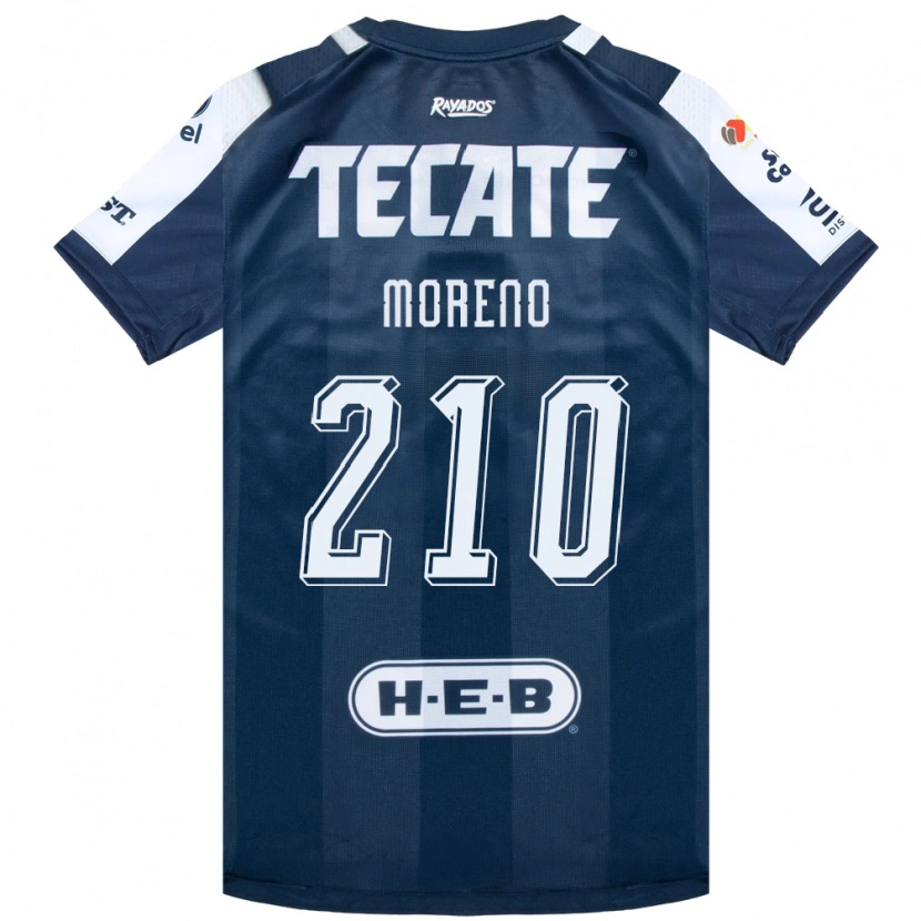 Danxen Homem Camisola Gael Moreno #210 Azul Tinta Branco Vermelho Principal 2026/27 Camisa
