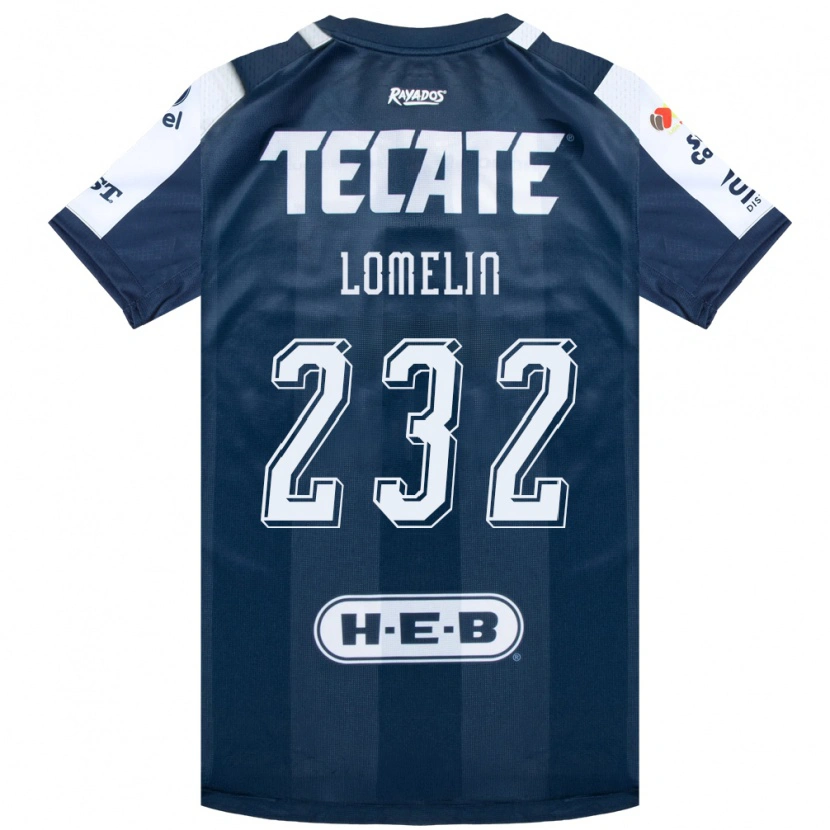 Danxen Homem Camisola Santiago Lomelin #232 Azul Tinta Branco Vermelho Principal 2026/27 Camisa