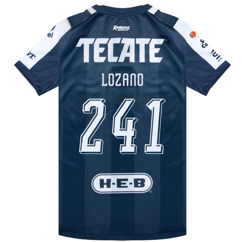 Danxen Homem Camisola Ronald Lozano #241 Azul Tinta Branco Vermelho Principal 2026/27 Camisa