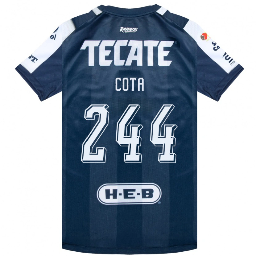 Danxen Homem Camisola Mario Cota #244 Azul Tinta Branco Vermelho Principal 2026/27 Camisa