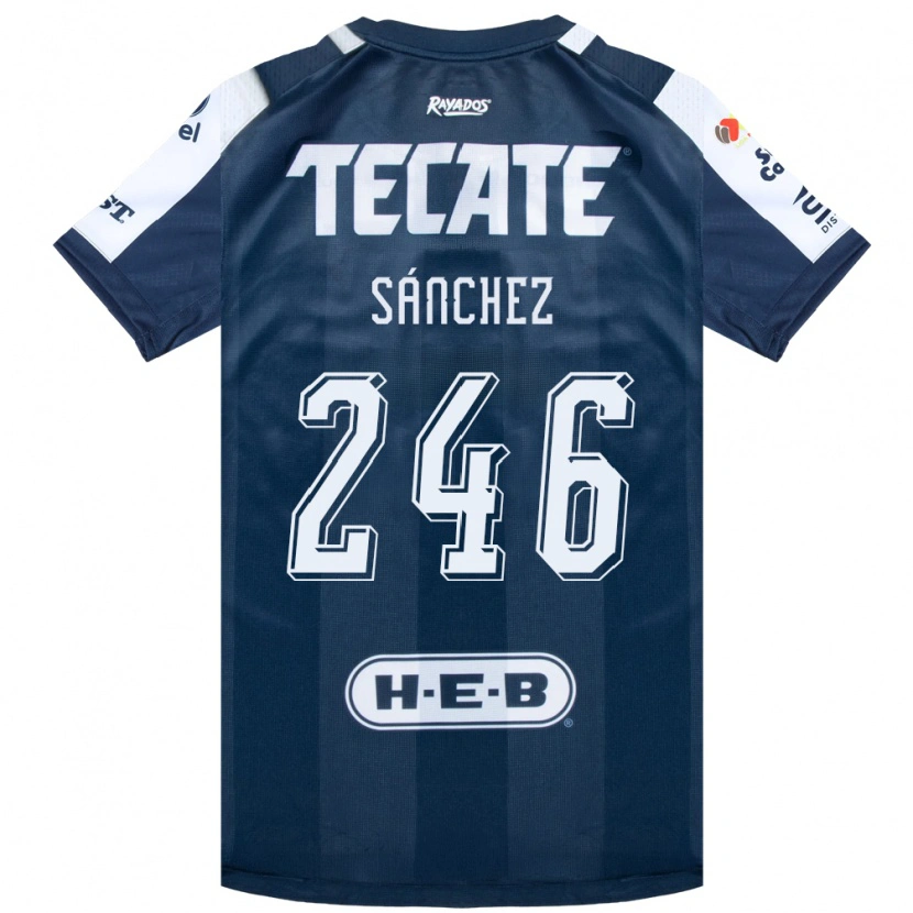 Danxen Homem Camisola Diego Sánchez #246 Azul Tinta Branco Vermelho Principal 2026/27 Camisa