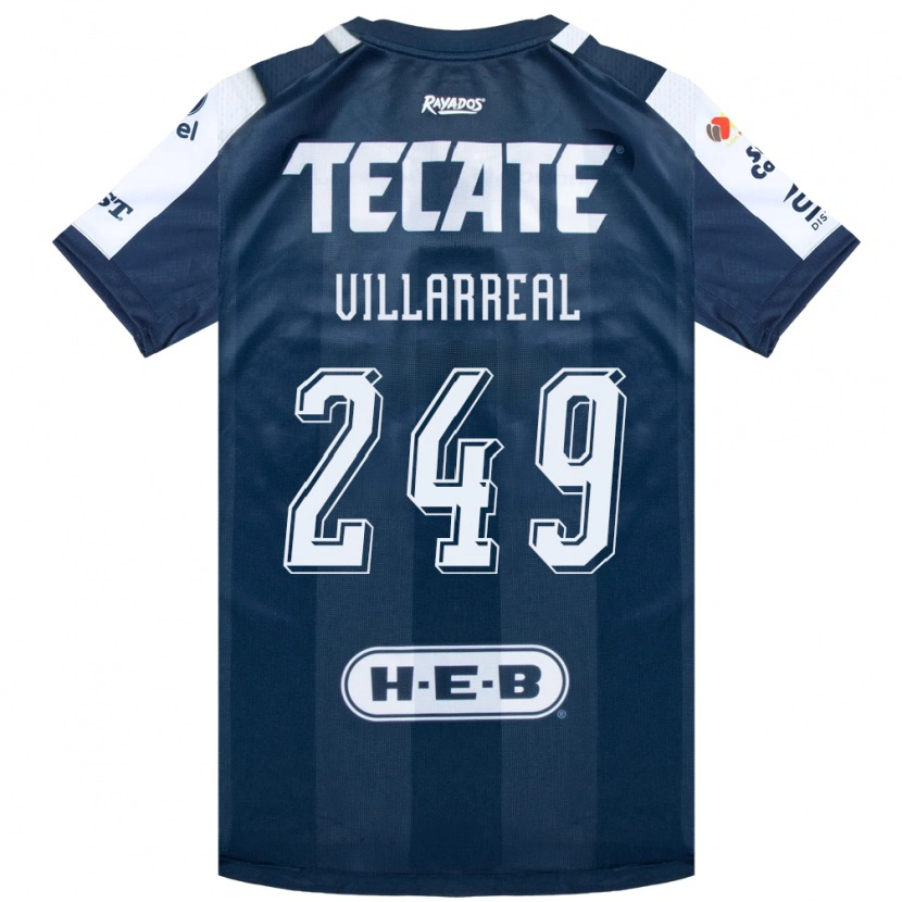 Danxen Homem Camisola Daniel Villarreal #249 Azul Tinta Branco Vermelho Principal 2026/27 Camisa