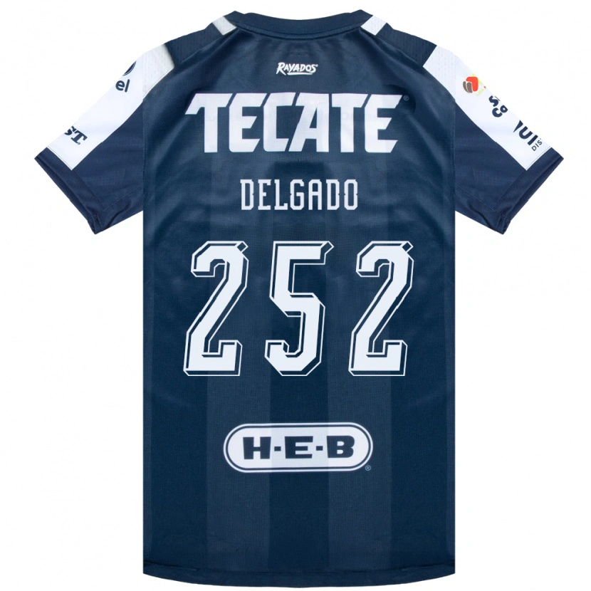Danxen Homem Camisola Jorge Delgado #252 Azul Tinta Branco Vermelho Principal 2026/27 Camisa