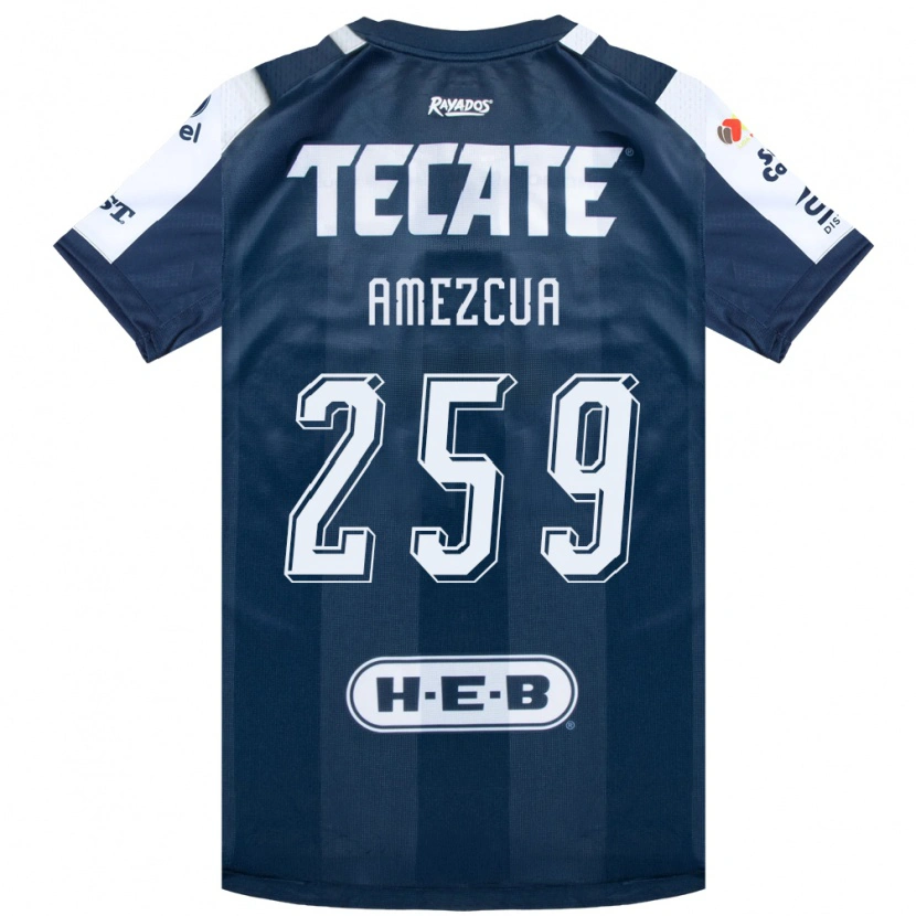Danxen Homem Camisola Ángel Amezcua #259 Azul Tinta Branco Vermelho Principal 2026/27 Camisa