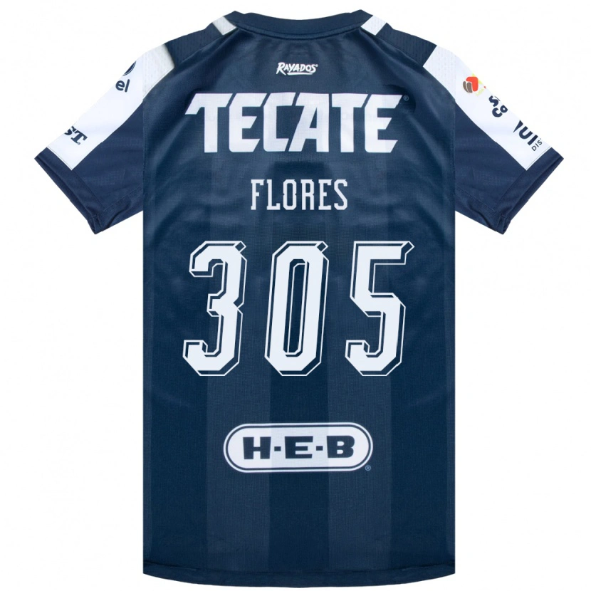 Danxen Homem Camisola Santiago Flores #305 Azul Tinta Branco Vermelho Principal 2026/27 Camisa