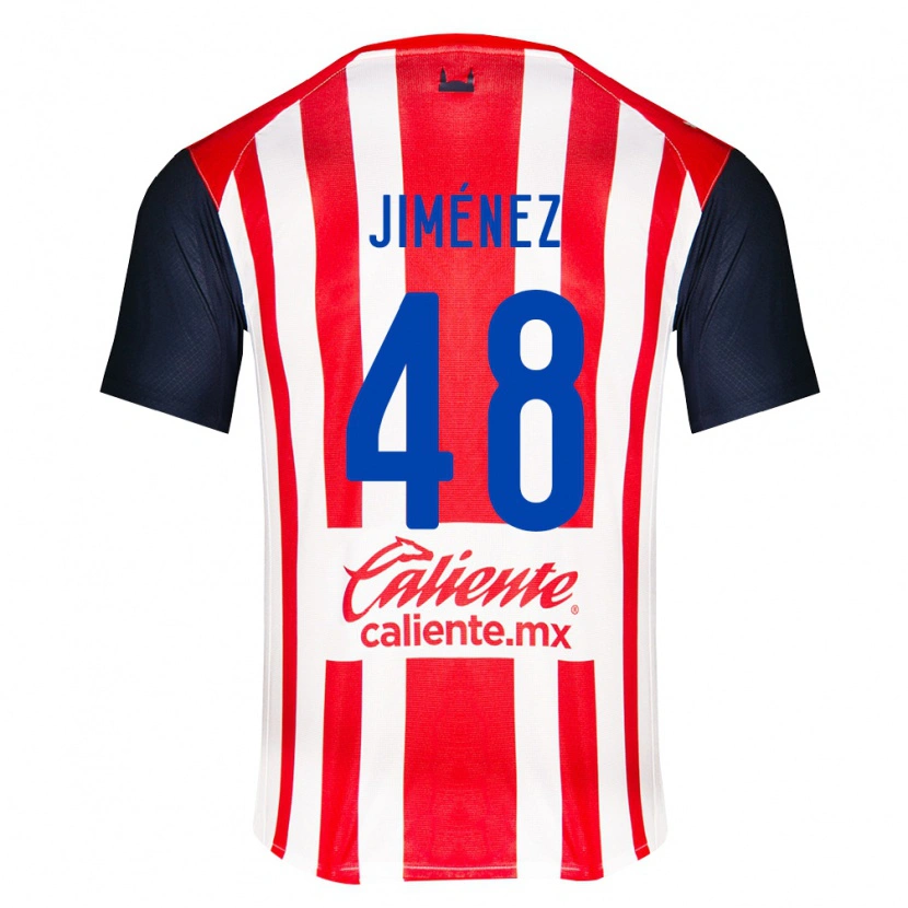 Danxen Homem Camisola Leonardo Jiménez #48 Vermelho Preto Branco Principal 2026/27 Camisa
