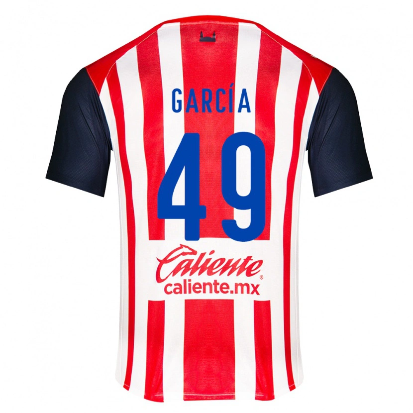Danxen Homem Camisola Gilberto García #49 Vermelho Preto Branco Principal 2026/27 Camisa