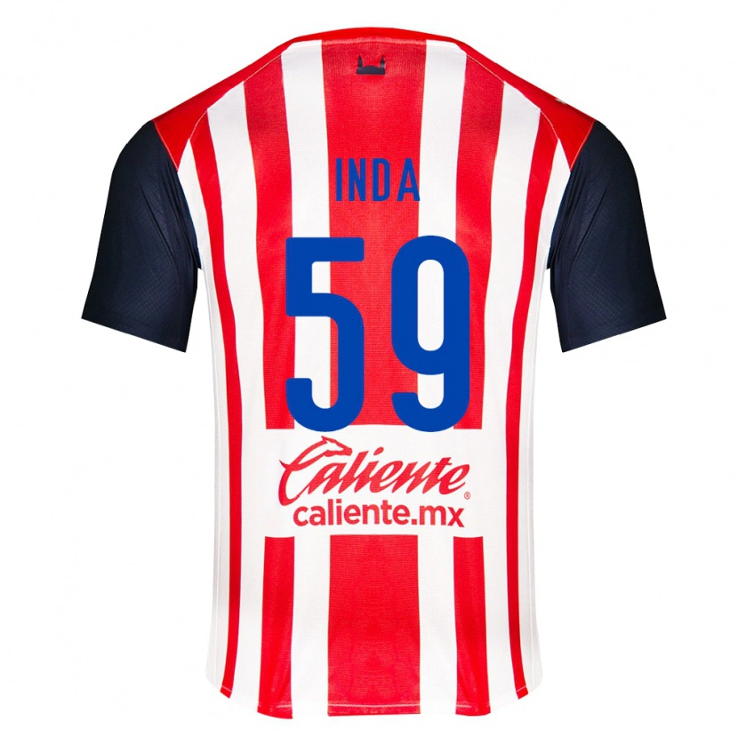 Danxen Homem Camisola Samir Inda #59 Vermelho Preto Branco Principal 2026/27 Camisa