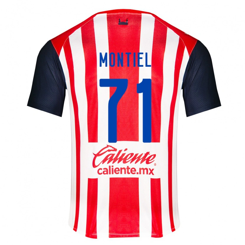 Danxen Homem Camisola Erick Montiel #71 Vermelho Preto Branco Principal 2026/27 Camisa