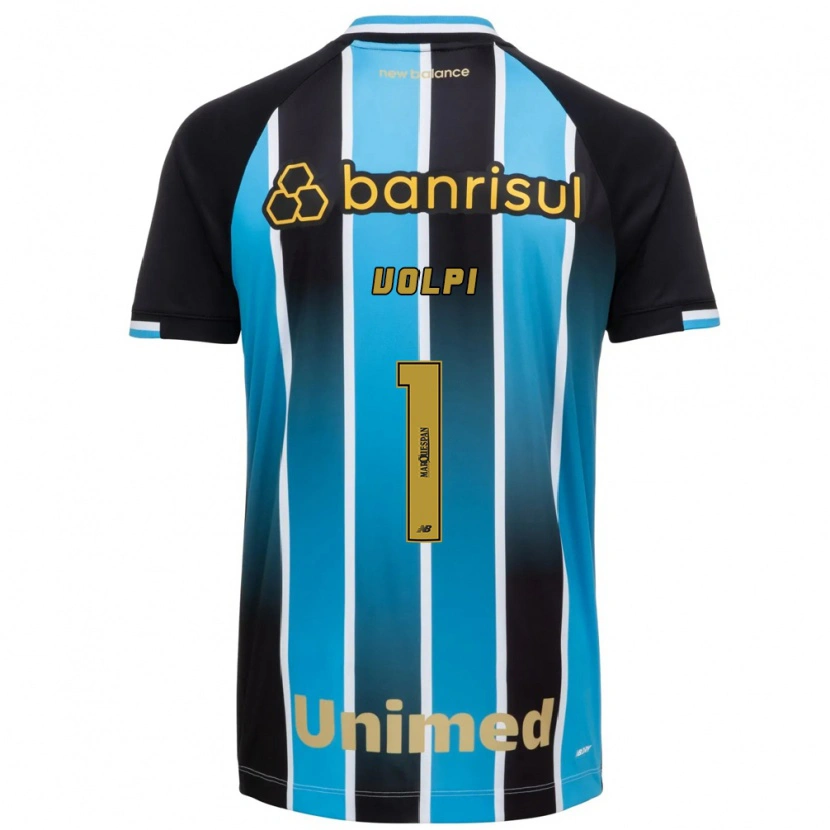 Danxen Homem Camisola Tiago Volpi #1 Azul Marrom Preto Principal 2026/27 Camisa