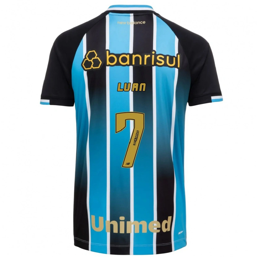 Danxen Homem Camisola Luan #7 Azul Marrom Preto Principal 2026/27 Camisa