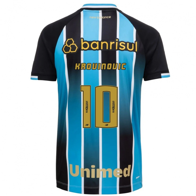 Danxen Homem Camisola Filip Krovinovic #10 Azul Marrom Preto Principal 2026/27 Camisa