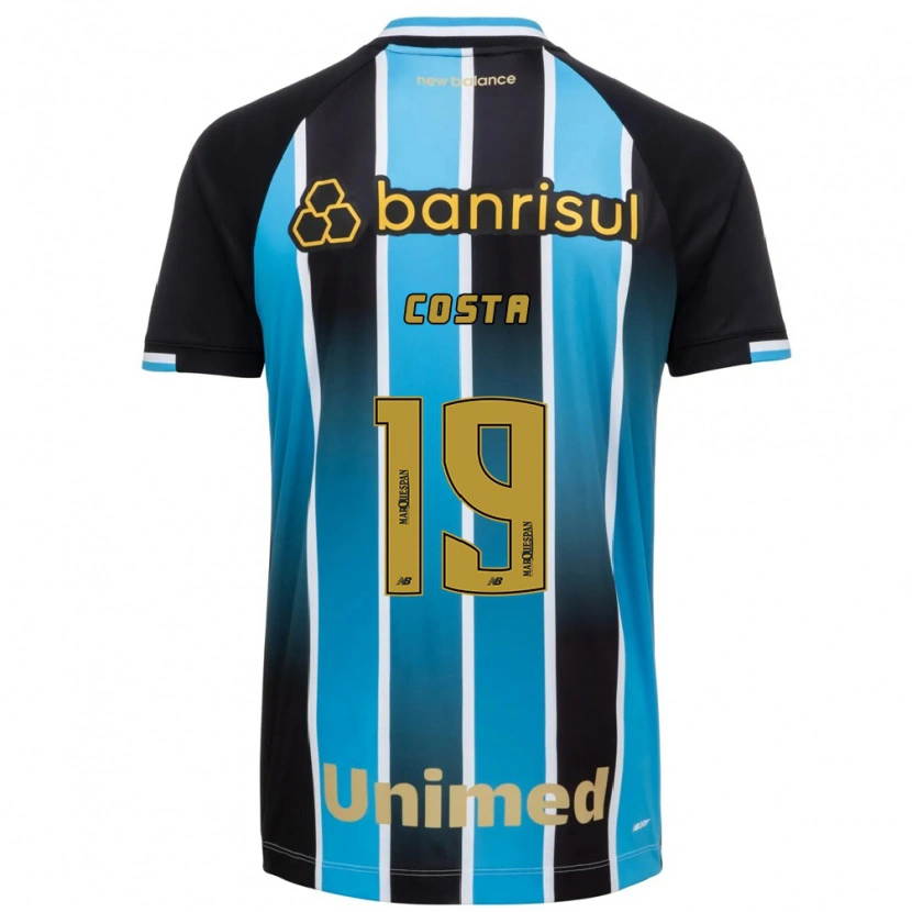 Danxen Homem Camisola Diego Costa #19 Azul Marrom Preto Principal 2026/27 Camisa