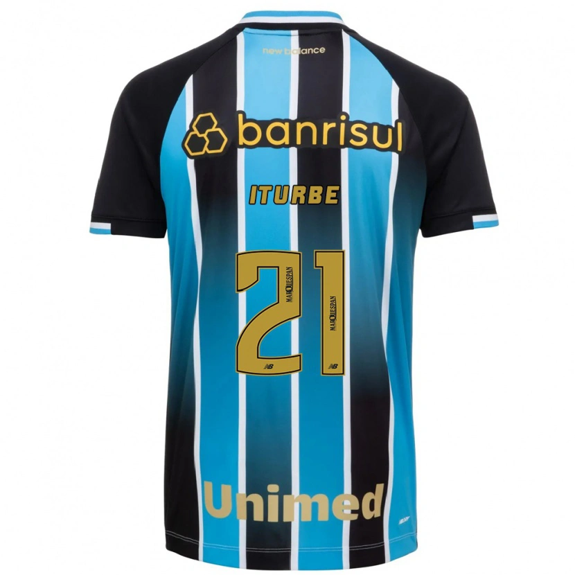 Danxen Homem Camisola Juan Iturbe #21 Azul Marrom Preto Principal 2026/27 Camisa