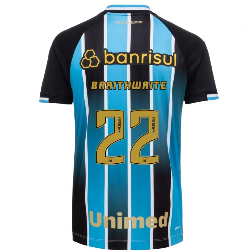 Danxen Homem Camisola Martin Braithwaite #22 Azul Marrom Preto Principal 2026/27 Camisa