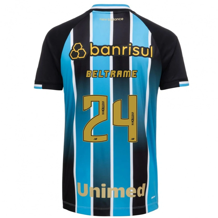 Danxen Homem Camisola Thiago Beltrame #24 Azul Marrom Preto Principal 2026/27 Camisa