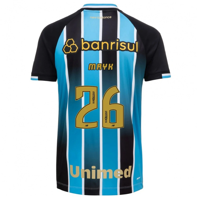 Danxen Homem Camisola Mayk #26 Azul Marrom Preto Principal 2026/27 Camisa