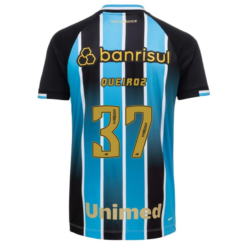 Danxen Homem Camisola Du Queiroz #37 Azul Marrom Preto Principal 2026/27 Camisa