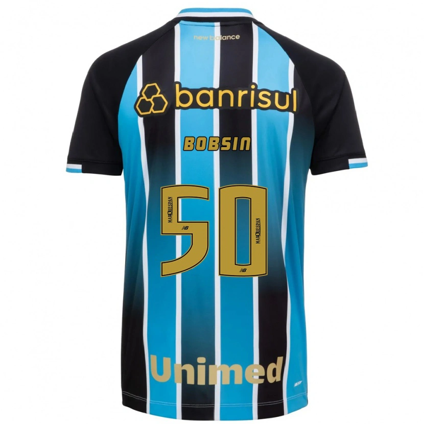 Danxen Homem Camisola Victor Bobsin #50 Azul Marrom Preto Principal 2026/27 Camisa