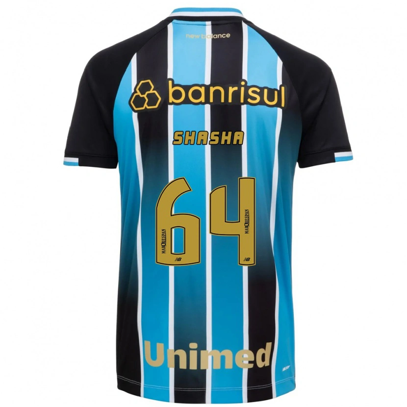 Danxen Homem Camisola Shashá #64 Azul Marrom Preto Principal 2026/27 Camisa