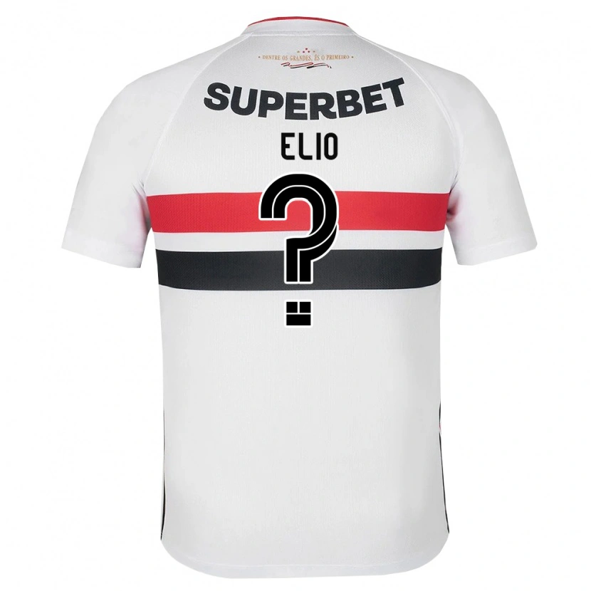Danxen Homem Camisola Elio Vinicius Rego Da Silva #0 Branco Vermelho Preto Principal 2026/27 Camisa