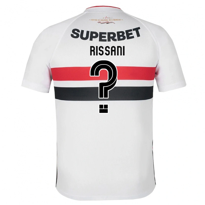 Danxen Homem Camisola Felipe Rissani #0 Branco Vermelho Preto Principal 2026/27 Camisa