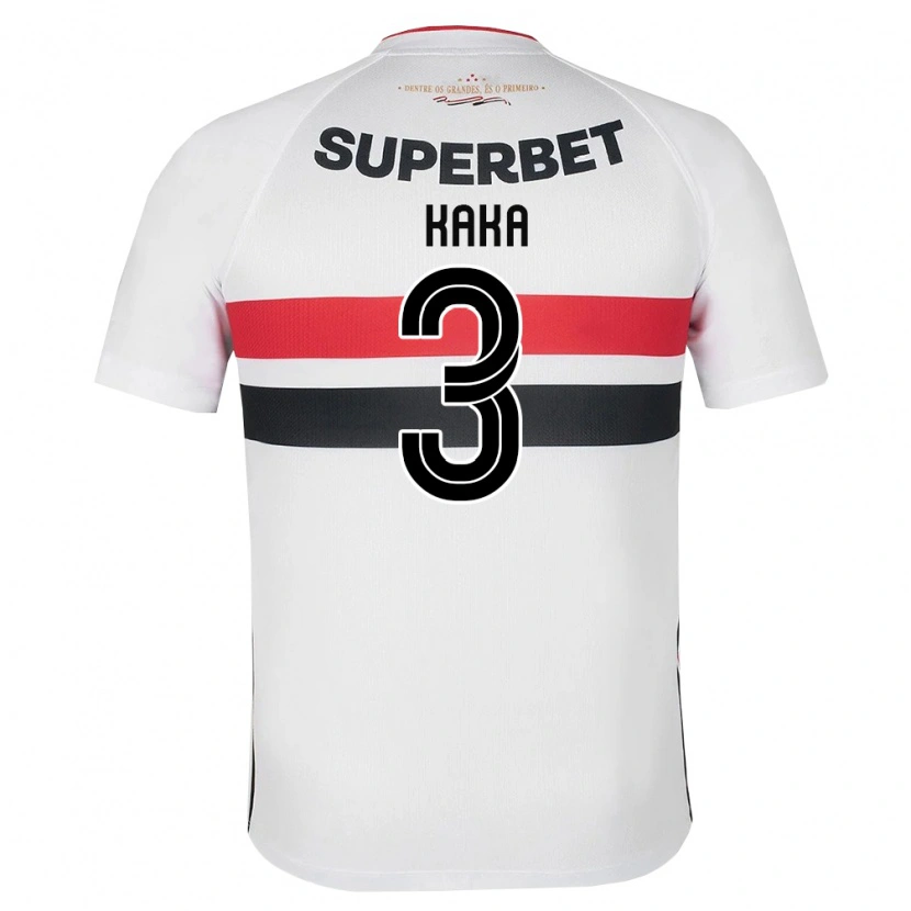 Danxen Homem Camisola Kaka #3 Branco Vermelho Preto Principal 2026/27 Camisa