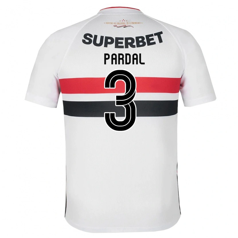 Danxen Homem Camisola Pardal #3 Branco Vermelho Preto Principal 2026/27 Camisa