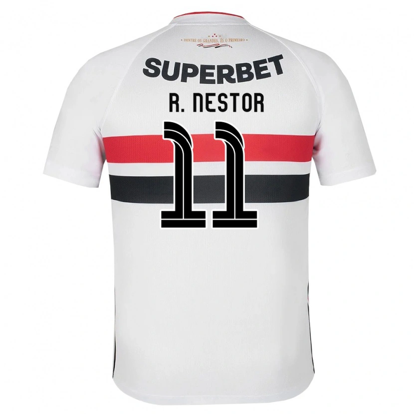 Danxen Homem Camisola Rodrigo Nestor #11 Branco Vermelho Preto Principal 2026/27 Camisa