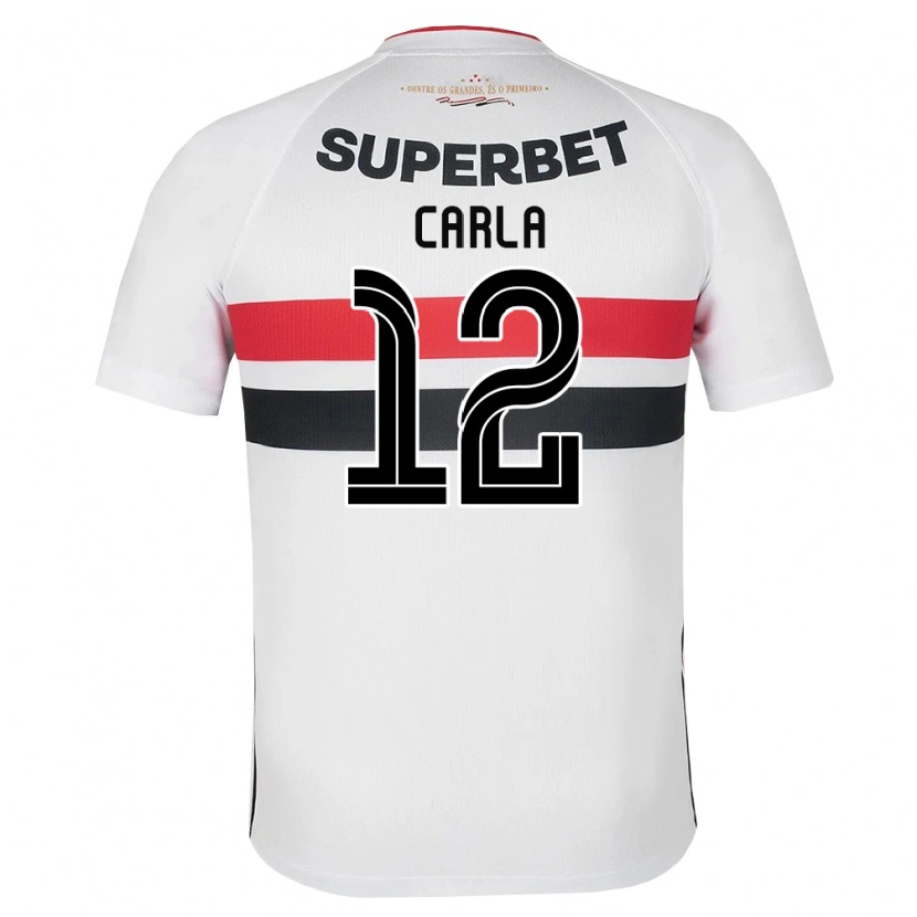 Danxen Homem Camisola Carla Maria Da Silva #12 Branco Vermelho Preto Principal 2026/27 Camisa