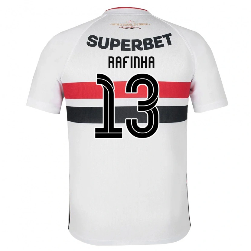 Danxen Homem Camisola Rafinha #13 Branco Vermelho Preto Principal 2026/27 Camisa