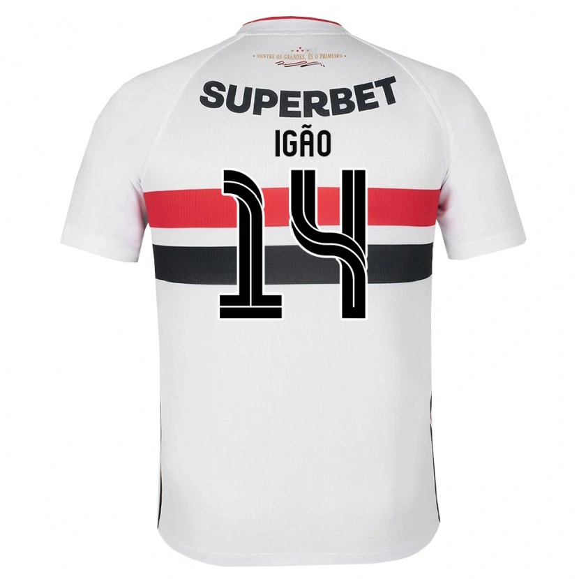 Danxen Homem Camisola Igor Odoni Gomes #14 Branco Vermelho Preto Principal 2026/27 Camisa