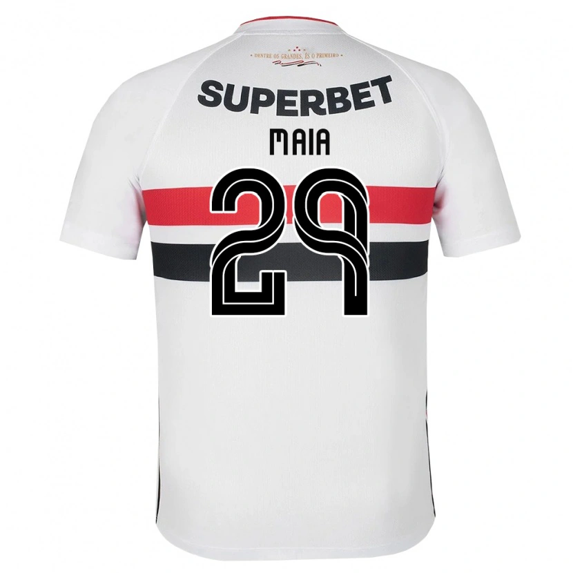 Danxen Homem Camisola Pablo Maia #29 Branco Vermelho Preto Principal 2026/27 Camisa