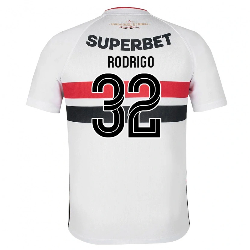 Danxen Homem Camisola Rodrigo #32 Branco Vermelho Preto Principal 2026/27 Camisa