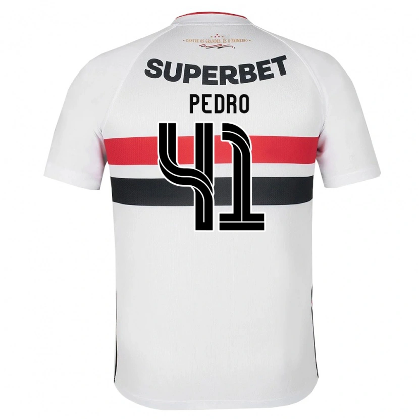 Danxen Homem Camisola João Pedro #41 Branco Vermelho Preto Principal 2026/27 Camisa