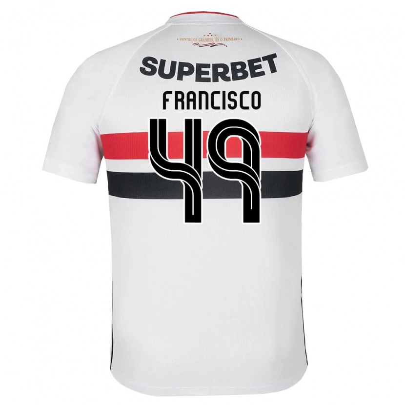 Danxen Homem Camisola Ryan Francisco #49 Branco Vermelho Preto Principal 2026/27 Camisa