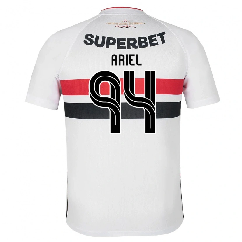 Danxen Homem Camisola Ariel #94 Branco Vermelho Preto Principal 2026/27 Camisa