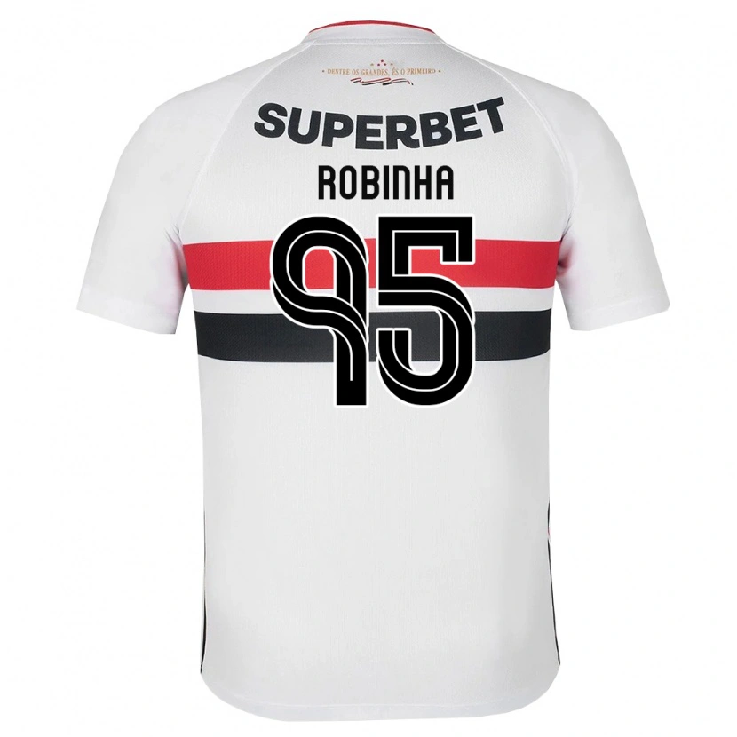 Danxen Homem Camisola Robinha #95 Branco Vermelho Preto Principal 2026/27 Camisa