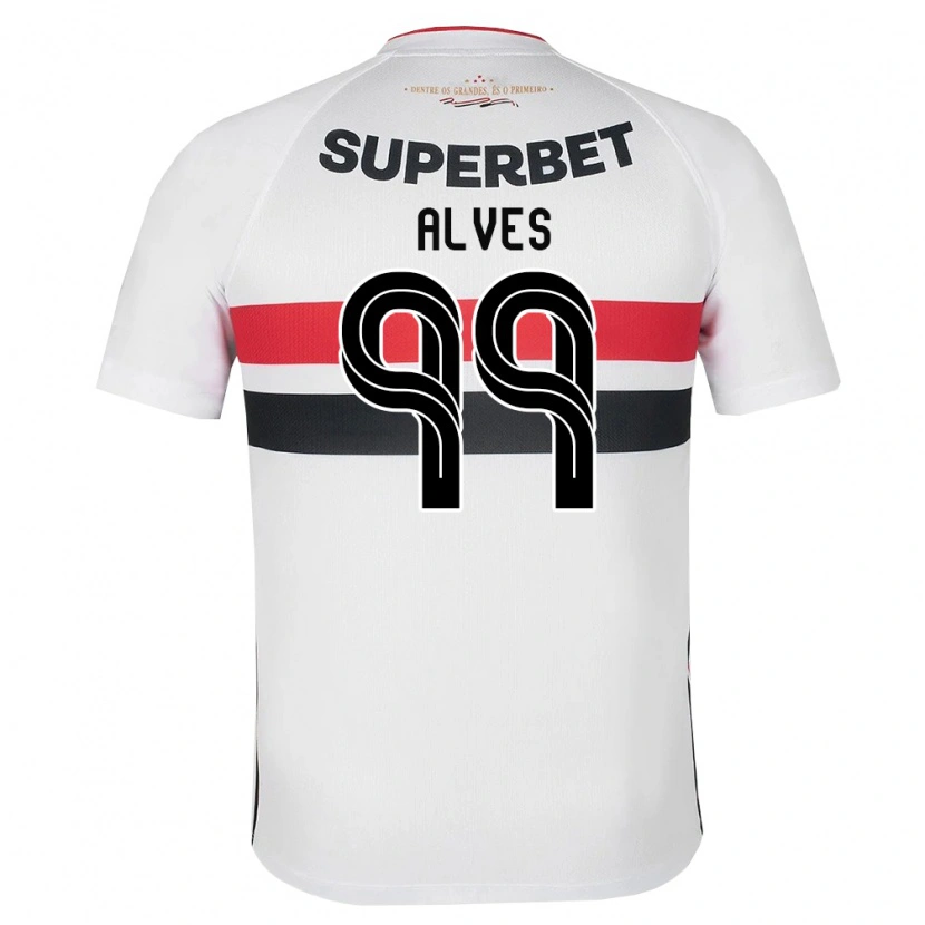 Danxen Homem Camisola Letícia Alves #99 Branco Vermelho Preto Principal 2026/27 Camisa