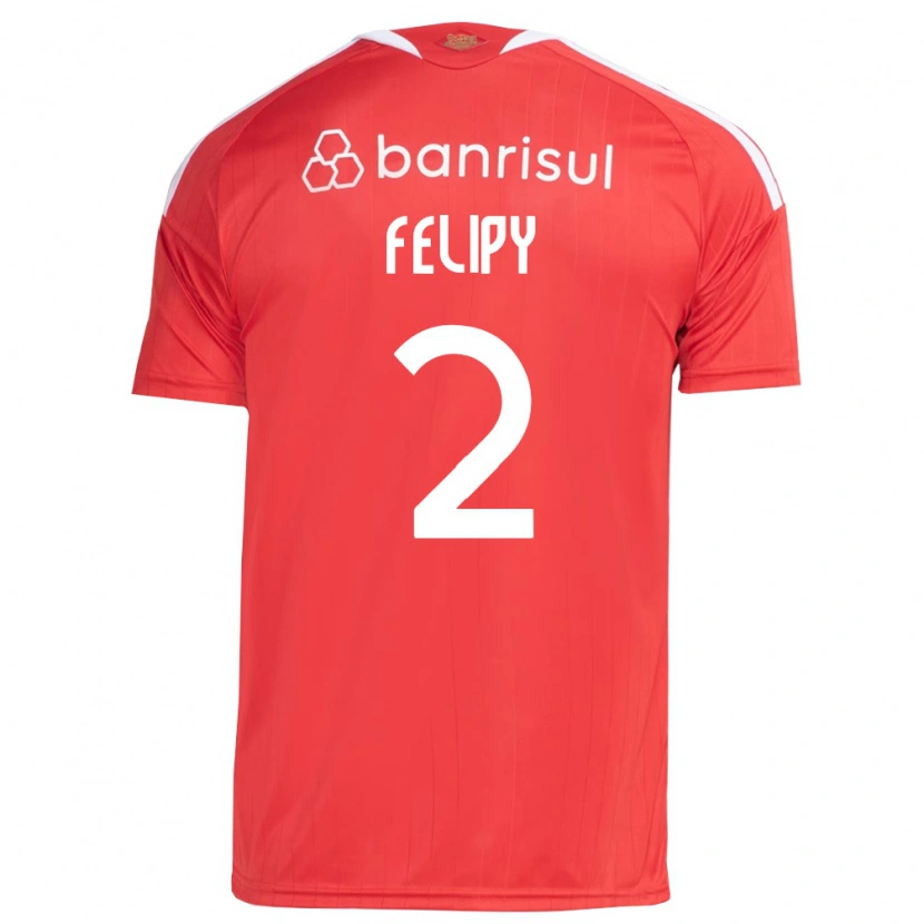 Danxen Homem Camisola Luis Felipy #2 Vermelho Branco Principal 2026/27 Camisa