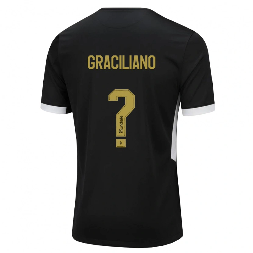 Danxen Homem Camisola Arthur Graciliano #0 Preto Branco Amarelo Principal 2026/27 Camisa
