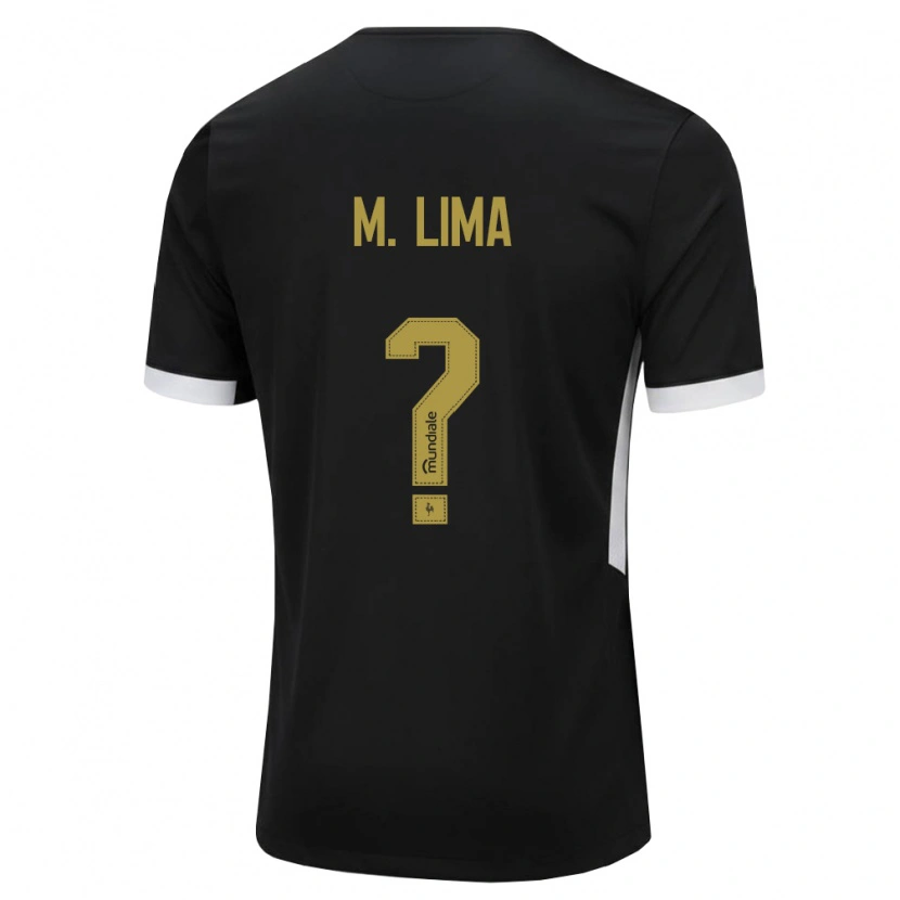 Danxen Homem Camisola Matheus Lima #0 Preto Branco Amarelo Principal 2026/27 Camisa