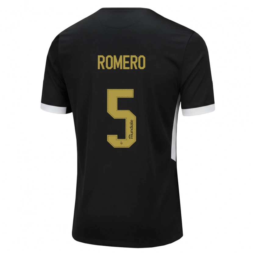 Danxen Homem Camisola Mateus Romero #5 Preto Branco Amarelo Principal 2026/27 Camisa