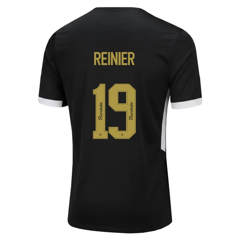 Danxen Homem Camisola Reinier Jesus Carvalho #19 Preto Branco Amarelo Principal 2026/27 Camisa