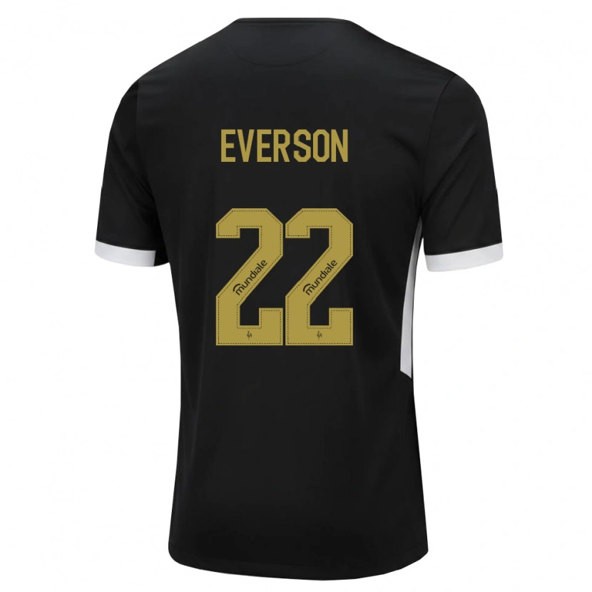 Danxen Homem Camisola Everson Felipe Marques Pires #22 Preto Branco Amarelo Principal 2026/27 Camisa