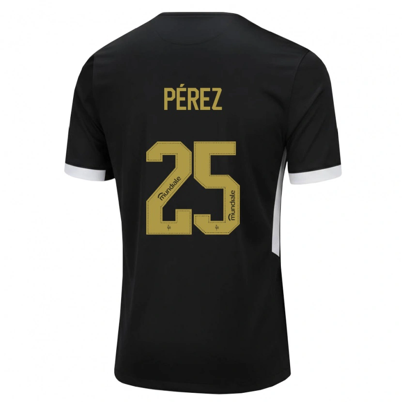 Danxen Homem Camisola Tomás Pérez #25 Preto Branco Amarelo Principal 2026/27 Camisa